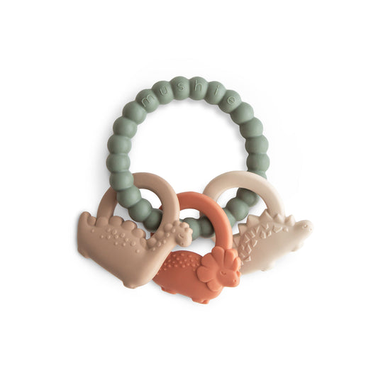 Anneau de dentition Baby Mushie Dino