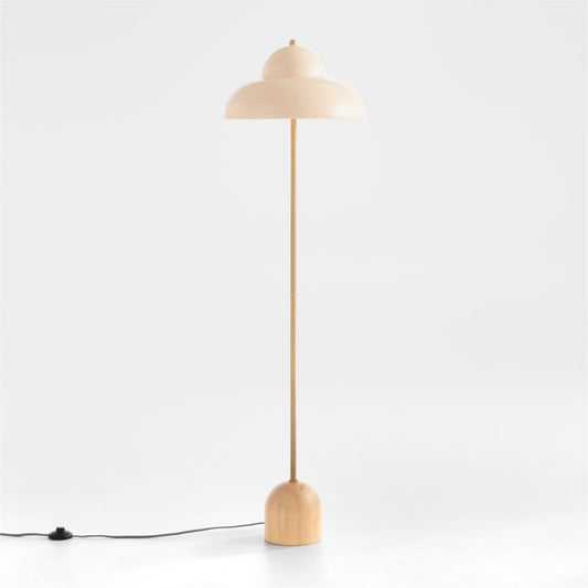 Lampadaire pour enfants Eloise en bois et métal