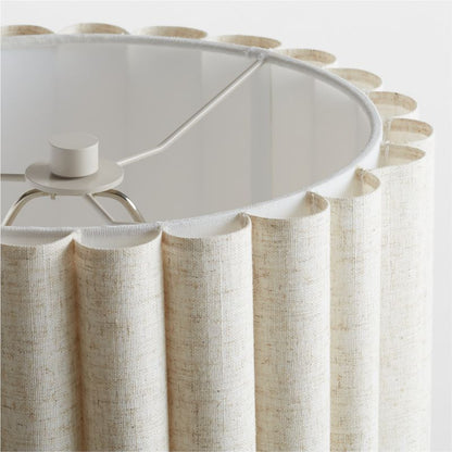 Lampadaire en lin plissé Emme pour enfants