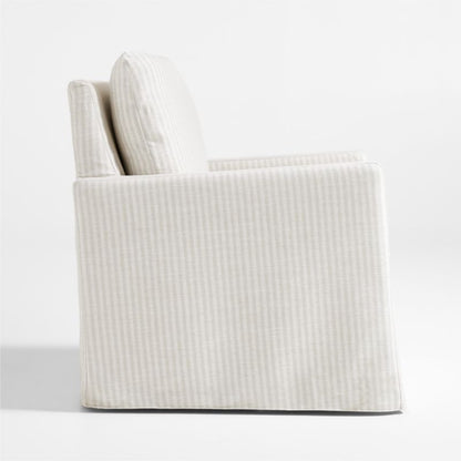 Fauteuil berçant à rayures Baby Ever avec housse amovible