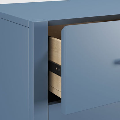 Commode à 6 tiroirs en bois bleu ardoise Kids Ever Simple