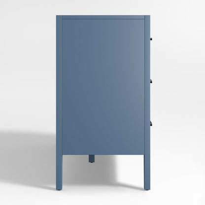 Commode à 6 tiroirs en bois bleu ardoise Kids Ever Simple