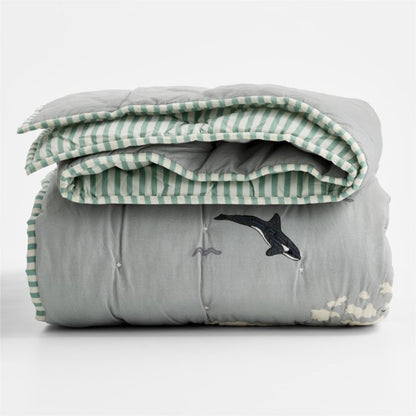 Couette en coton biologique pour enfants, aventure d'explorateur