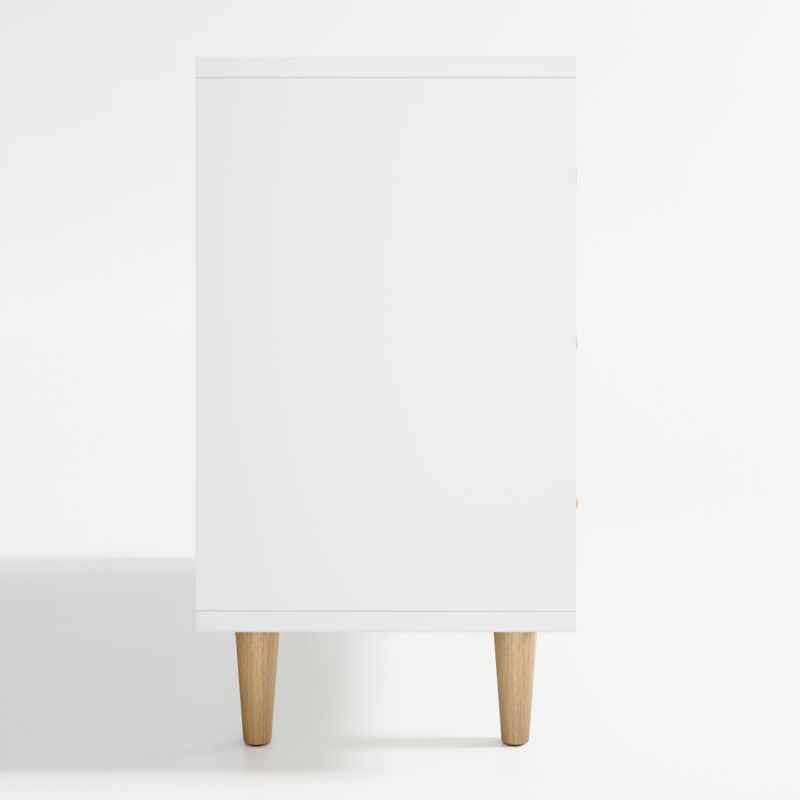 Commode à 3 tiroirs en bois Finn pour enfants avec porte