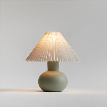 Lampe de table enfant en céramique cannelée Flo