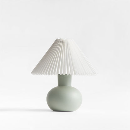 Lampe de table enfant en céramique cannelée Flo