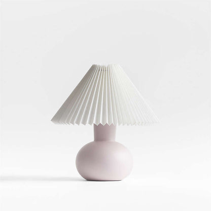 Lampe de table enfant en céramique cannelée Flo