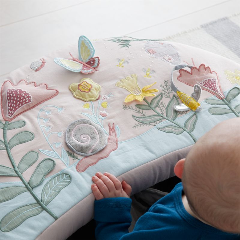 Chaise d'activités pour bébé jardin fleuri