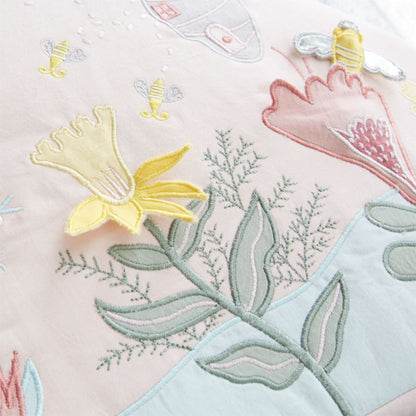 Chaise d'activités pour bébé jardin fleuri