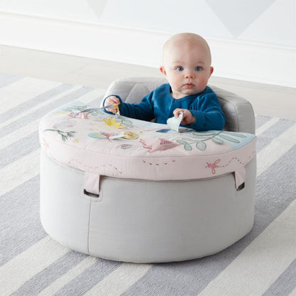 Chaise d'activités pour bébé jardin fleuri