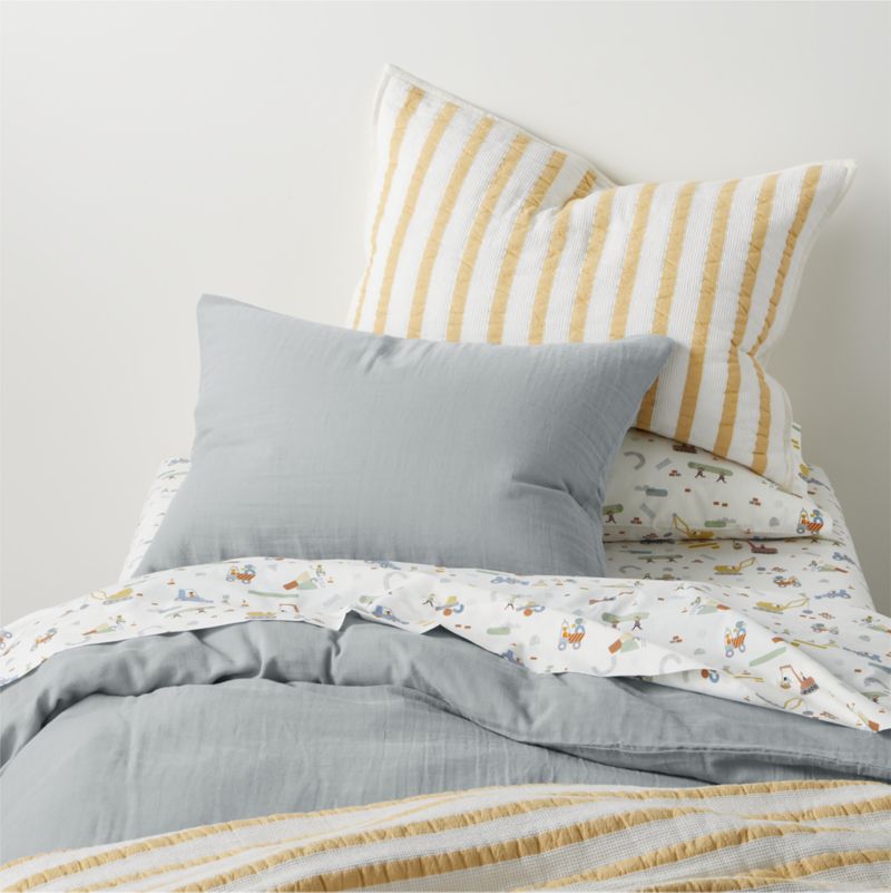 Ensemble de draps en coton biologique Kids Stay Cool Modern Trucks