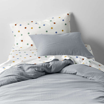 Housse de couette en gaze de coton biologique ultra-douce pour enfants