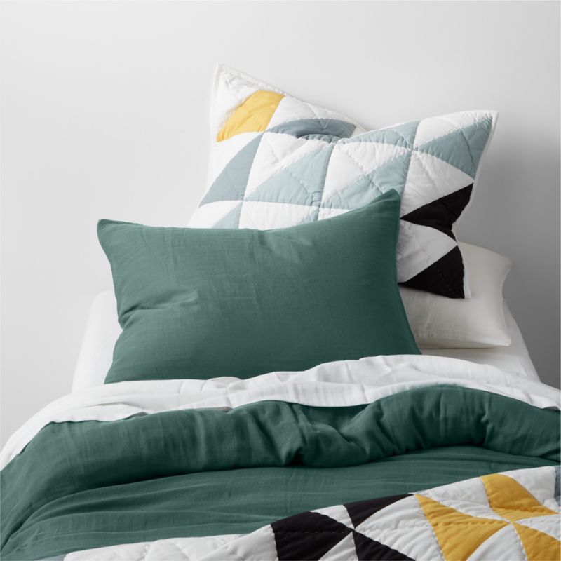 Taie d'oreiller en gaze de coton biologique ultra-douce pour enfants