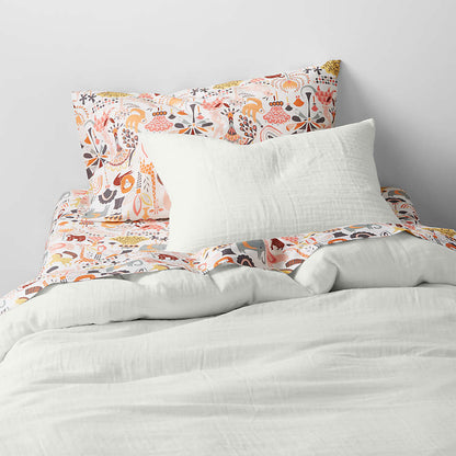 Housse de couette en gaze de coton biologique ultra-douce pour enfants