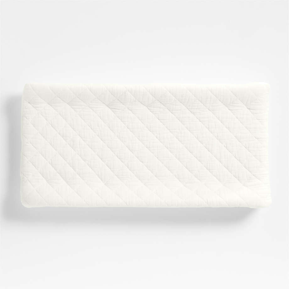 Housse de matelas à langer en gaze de coton biologique ultra-doux pour bébé