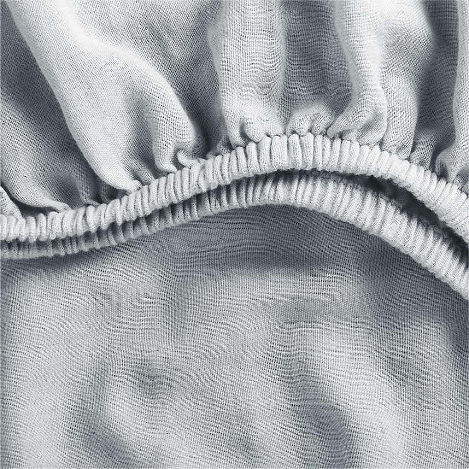 Drap-housse pour berceau en gaze de coton biologique ultra-doux