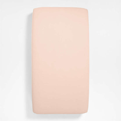 Drap-housse pour berceau en gaze de coton biologique ultra-doux