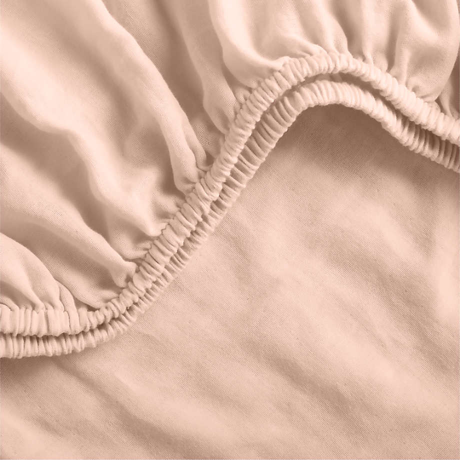 Drap-housse pour berceau en gaze de coton biologique ultra-doux