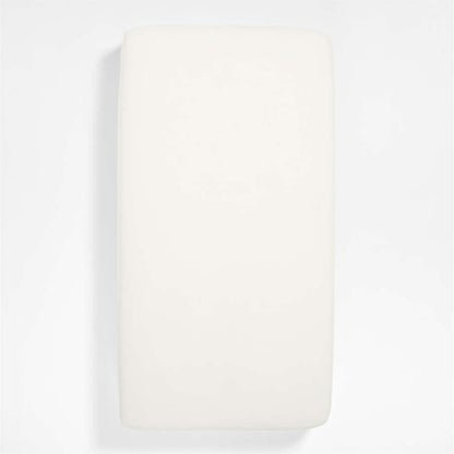 Drap-housse pour berceau en gaze de coton biologique ultra-doux