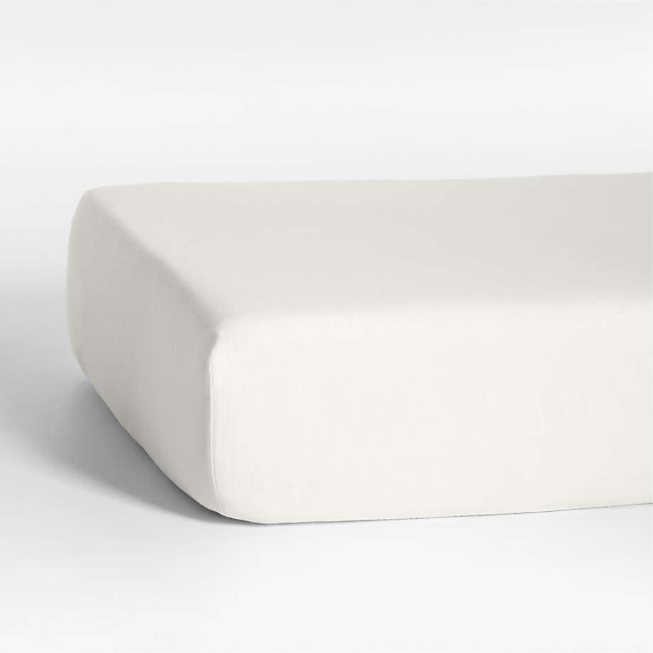 Drap-housse pour berceau en gaze de coton biologique ultra-doux