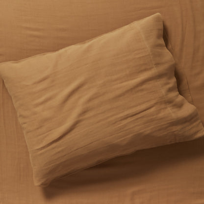 Taie d'oreiller en gaze de coton biologique ultra-douce pour enfants