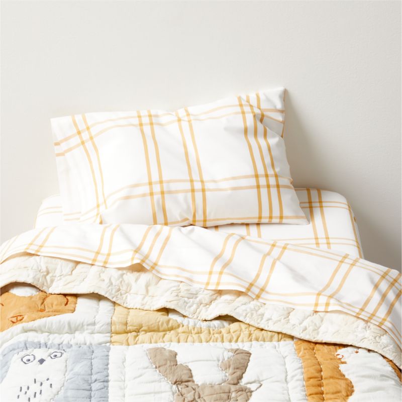 Couverture de berceau en coton biologique à motifs d'animaux de la forêt