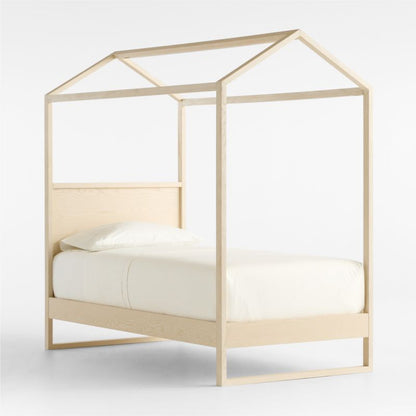 Lit tente en bois de frêne Gemini pour enfants