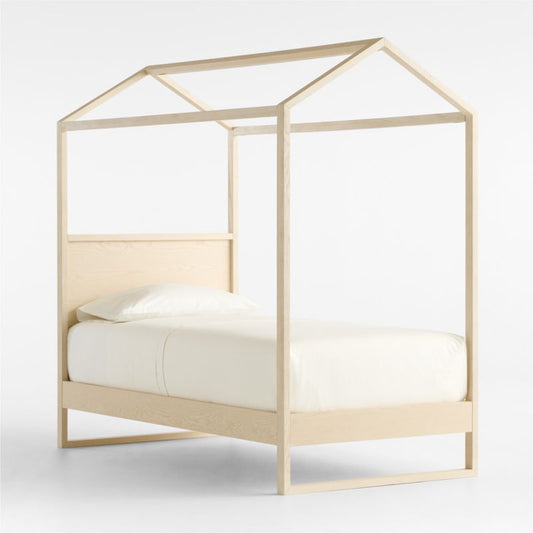 Lit tente en bois de frêne Gemini pour enfants