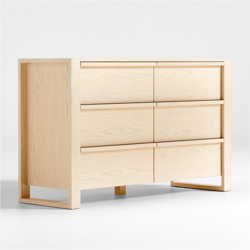 Commode large à 6 tiroirs en bois Gemini pour enfants