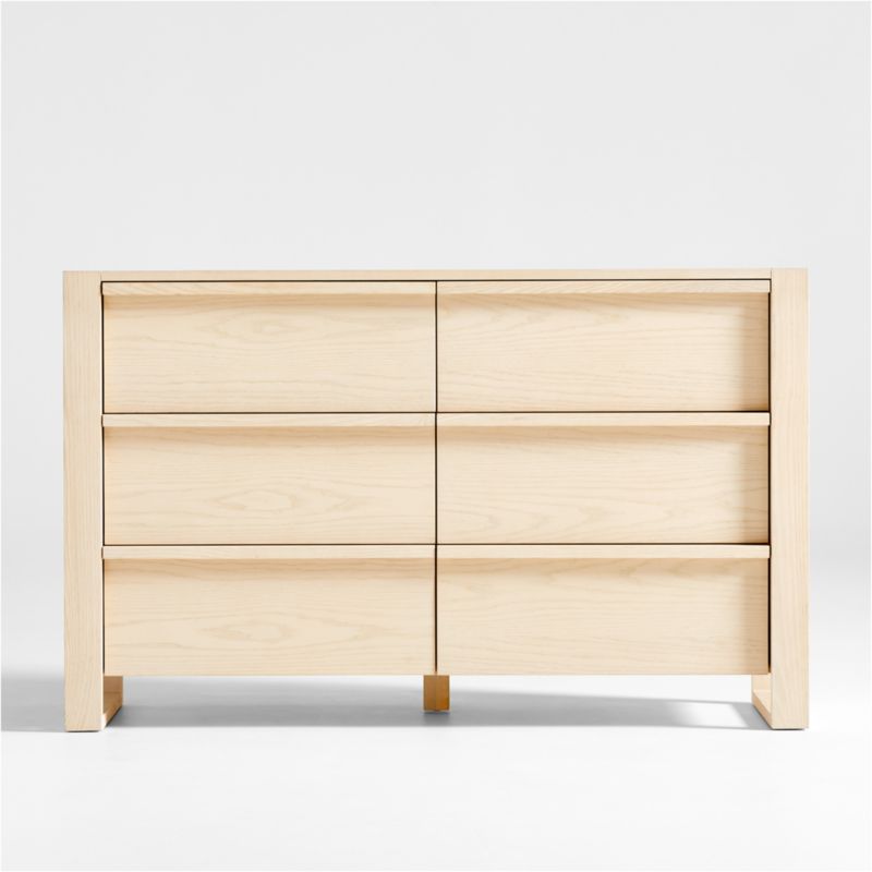 Commode large à 6 tiroirs en bois Gemini pour enfants