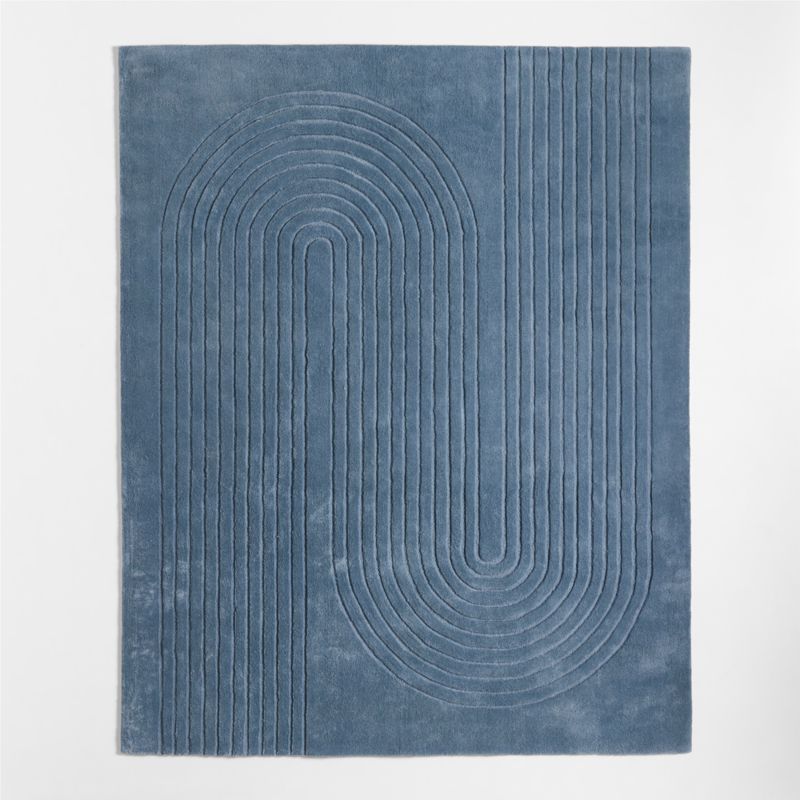 Tapis de performance sculpté géométrique pour enfants