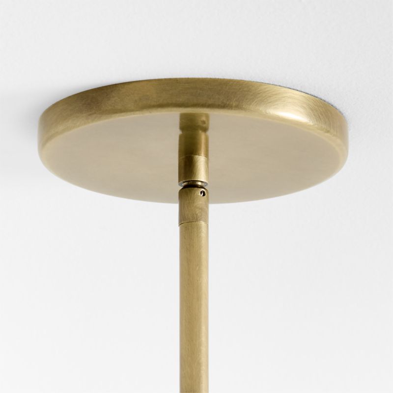 Lustre Greta pour enfants en raphia festonné