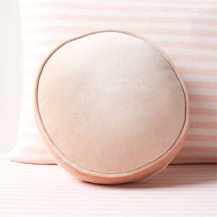 Coussin rond en velours Harriet pour enfants