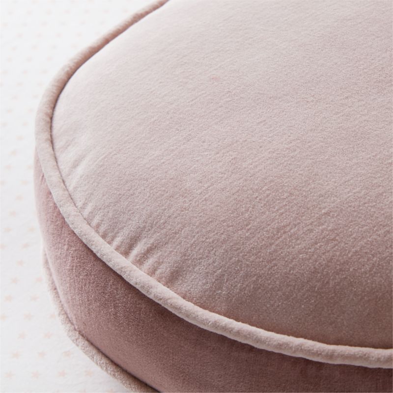 Coussin rond en velours Harriet pour enfants