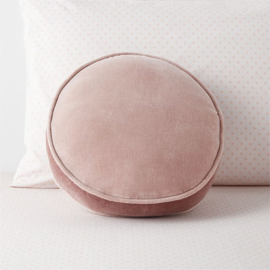 Coussin rond en velours Harriet pour enfants