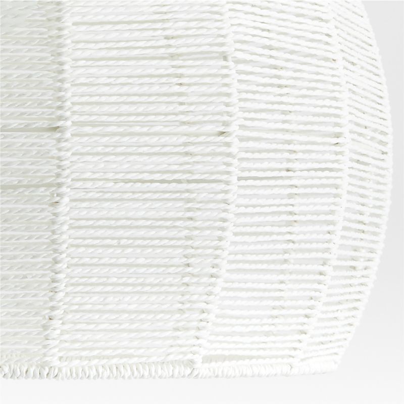 Plafonnier encastré en corde tressée pour enfants