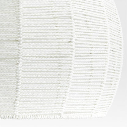 Plafonnier encastré en corde tressée pour enfants