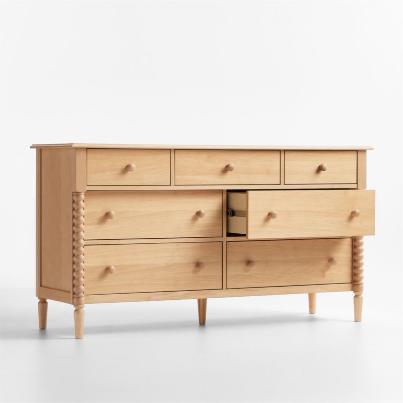 Commode extra large à 7 tiroirs en bois Jenny Lind pour enfants