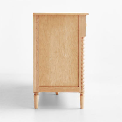 Commode extra large à 7 tiroirs en bois Jenny Lind pour enfants