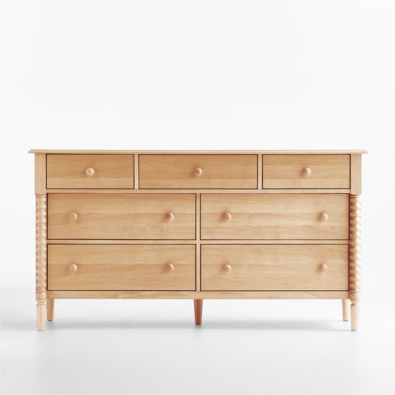Commode extra large à 7 tiroirs en bois Jenny Lind pour enfants