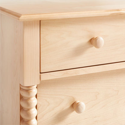 Commode étroite à 4 tiroirs en bois Jenny Lind pour enfants