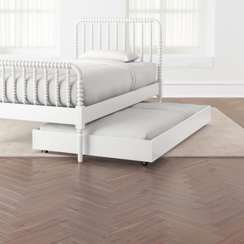 Lit à fuseaux en bois Jenny Lind pour enfants