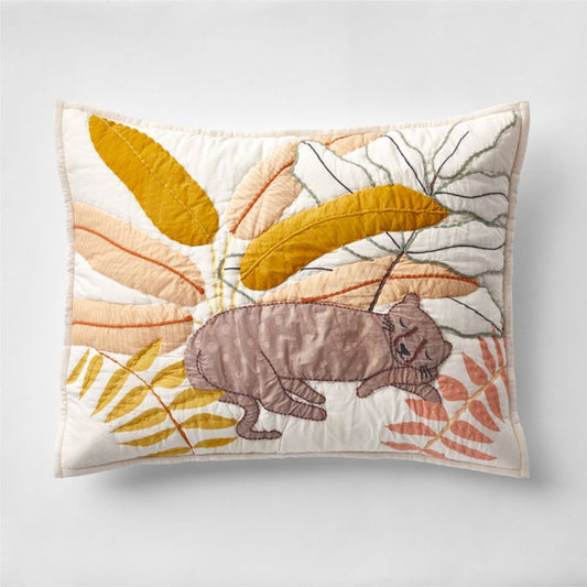 Taie d'oreiller en voile de coton léopard pour enfants