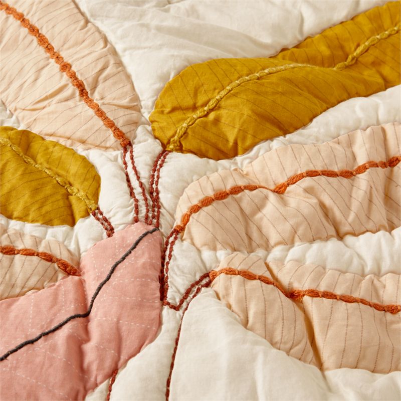 Couette enfant en voile de coton à motif léopard