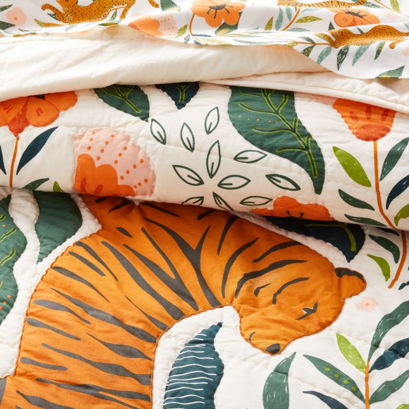Couette enfant Marrakech Tiger en coton biologique