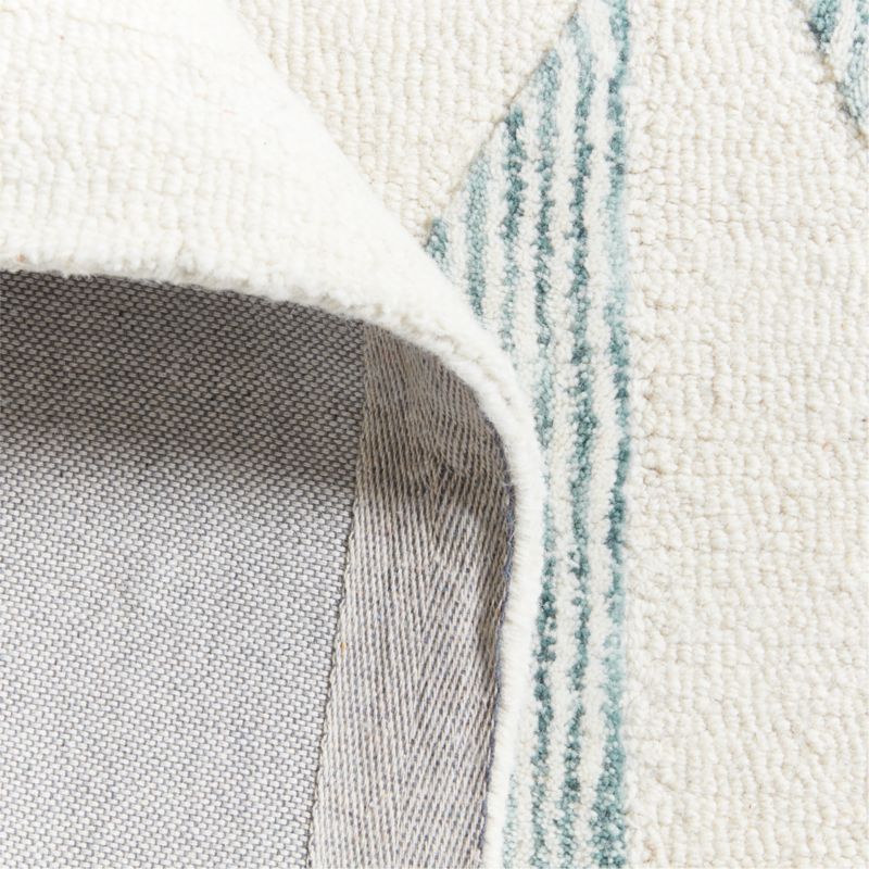 Tapis en laine moderne pour enfants avec alphabet