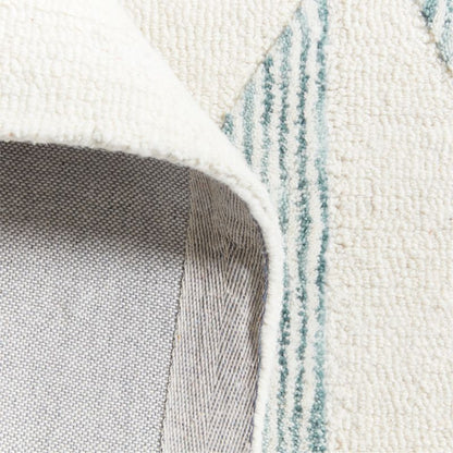 Tapis en laine moderne pour enfants avec alphabet