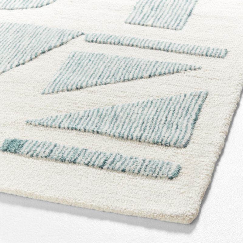 Tapis en laine moderne pour enfants avec alphabet