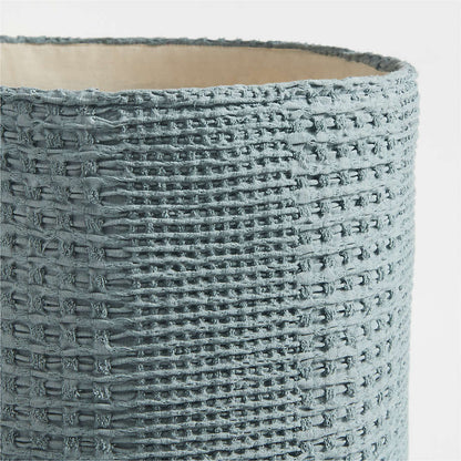 Panier à linge pour enfants Nella en coton gaufré avec poignées