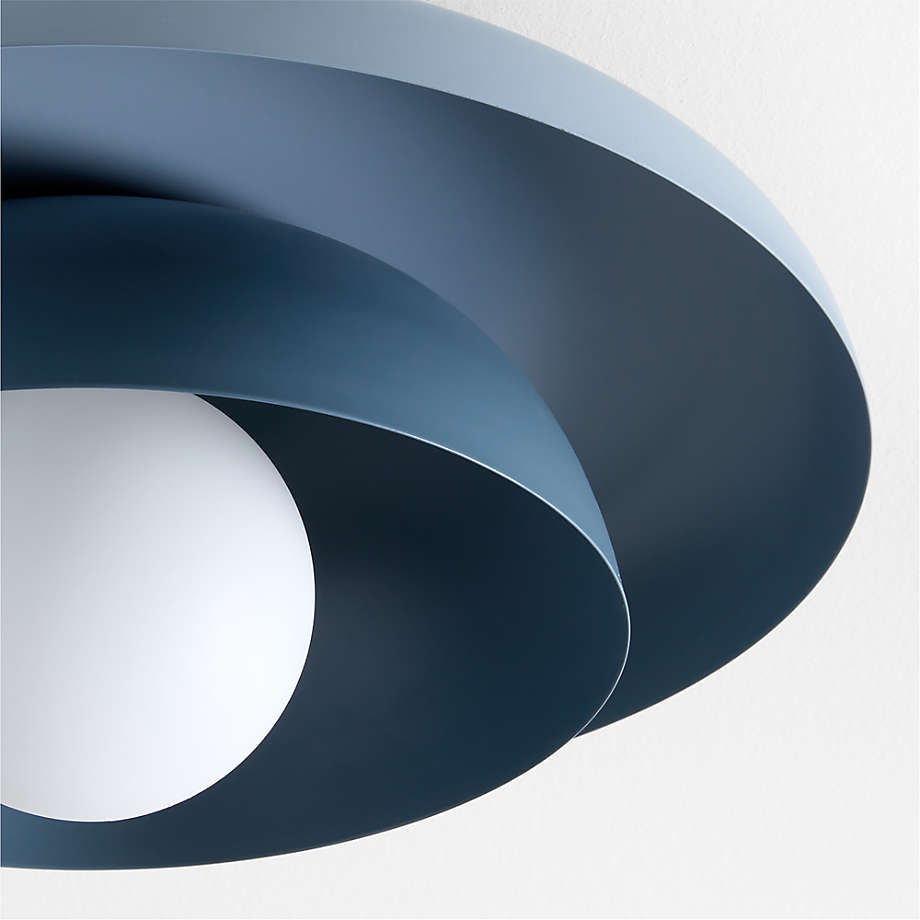 Plafonnier encastré Kids Nello en métal en forme de soucoupe